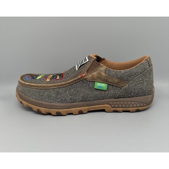 Twisted X EcoTWX VFW Slip On‎ Driving Moc Shoes MXC0010 Men\'s Size 10.5 main image 9